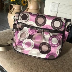 Coach baby bag